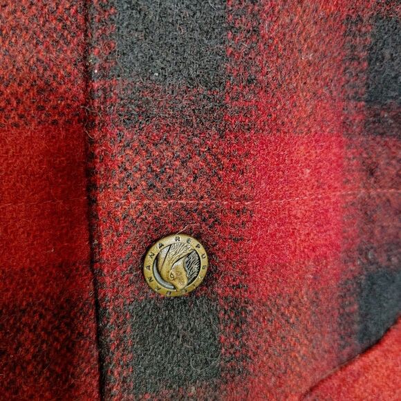 Vtg 90s SMALL Banana Republic Wool Plaid Vest Cabincore Outdoors Preppy Hunting - Picture 5 of 10